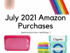 July 2021 Amazon Purchases