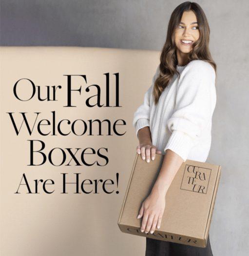 CURATEUR Fall 2021 Welcome Boxes – On Sale Now + Save $10
