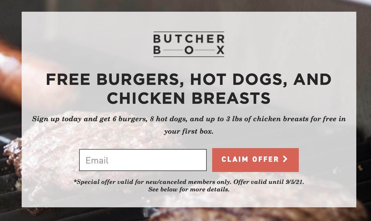 Butcher Box – FREE BBQ Bundle