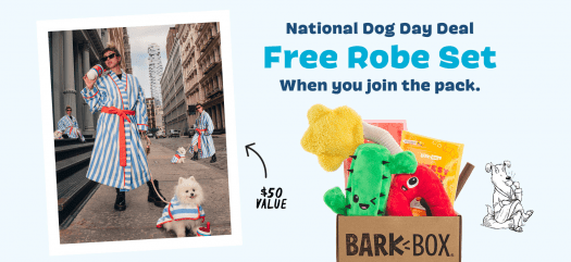 Read more about the article BarkBox Coupon Code: FREE Human + Dog Bathrobe Bundle