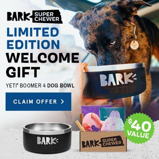 Barkbox Super Chewer Coupon Code Free Yeti Dog Bowl Subscription Box Ramblings