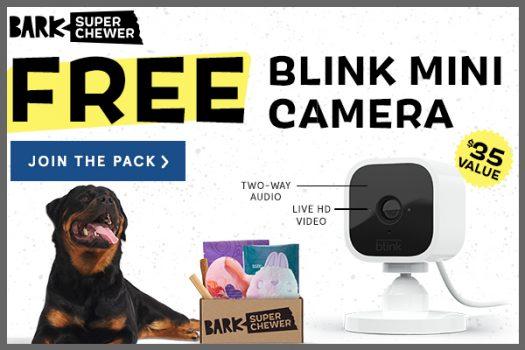 BarkBox Super Chewer Coupon Code – FREE Amazon Blink Mini Camera