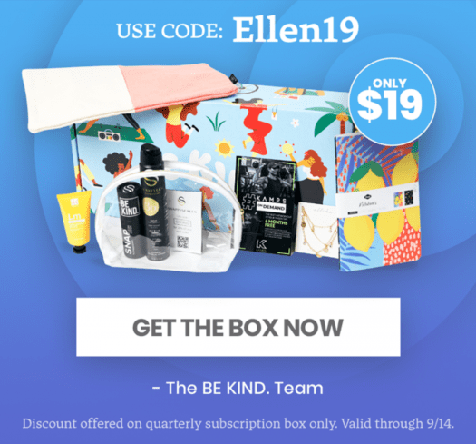 Read more about the article Be Kind by Ellen – First Box for $19