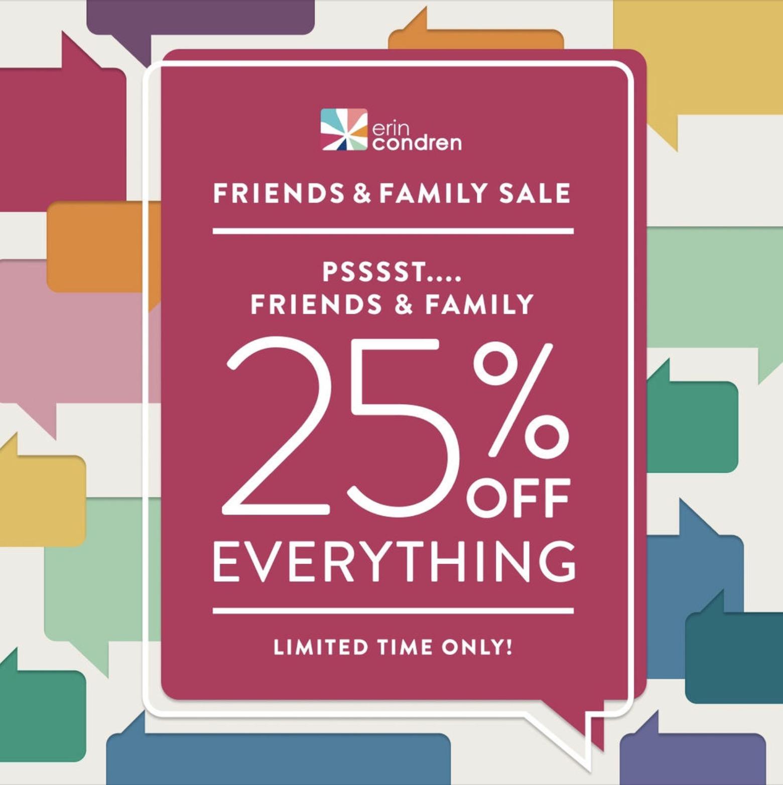 Read more about the article Erin Condren Friends & Family Sale – Save 25%!