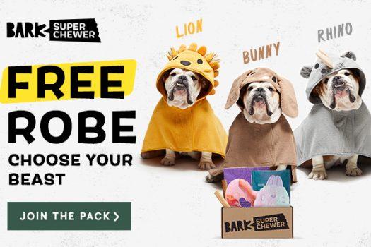 Read more about the article BarkBox Super Chewer Coupon Code – FREE Animal Robe