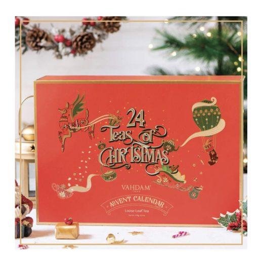 Vahdam Christmas Advent Calendar Set of 24 Loose Leaf Teas