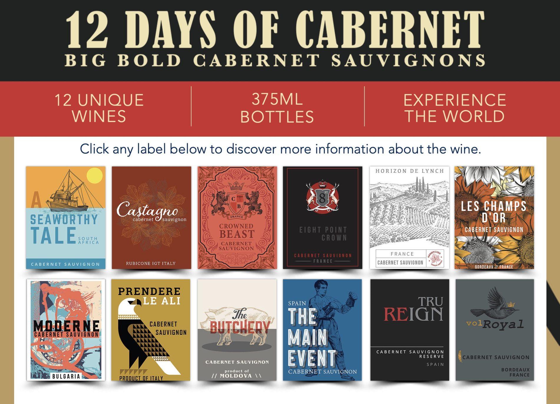 Read more about the article Costco 12 Days of Cabernet Wine Advent Calendar – On Sale Now!