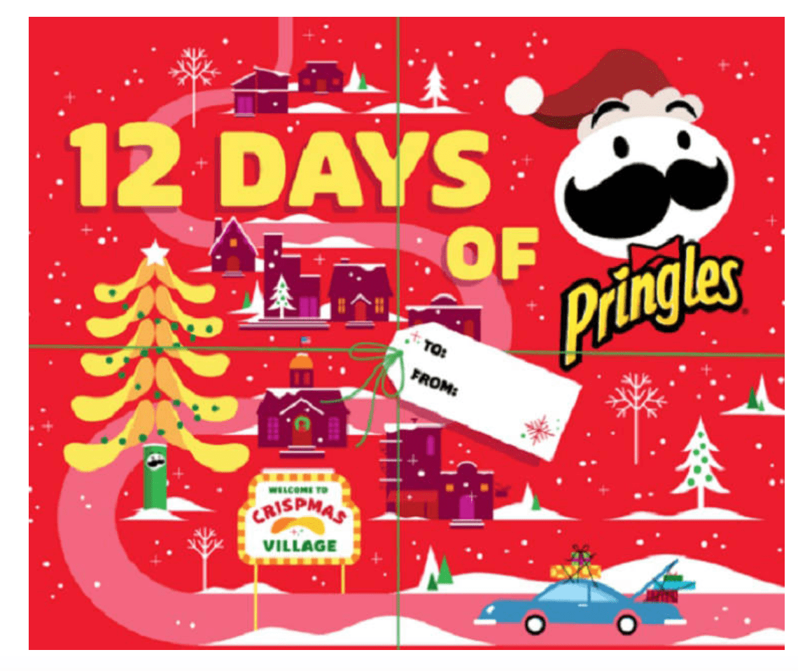12 Days of Pringles Advent Calendar