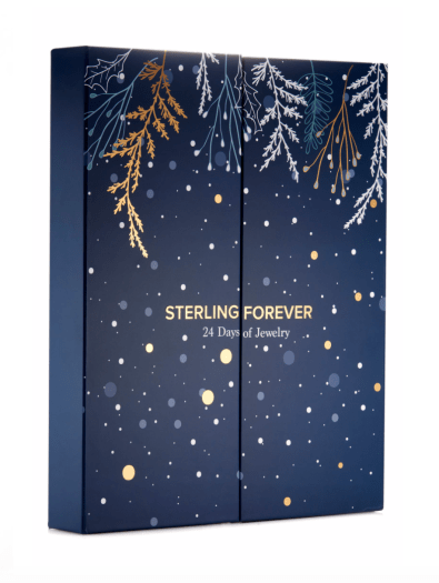 Sterling Forever Set of 24 Earrings Advent Calendar