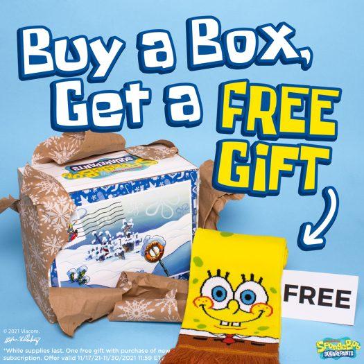 SpongeBob Bikini Bottom Box Black Friday Sale - Free Scarf!