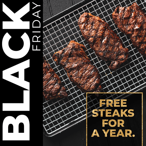 Read more about the article Butcher Box Black Friday Sale – FREE New York Strip Steaks for a Year!!