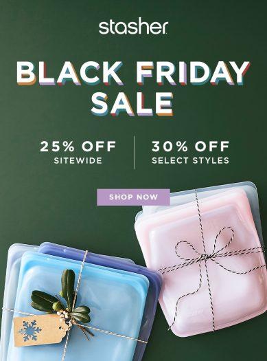 Read more about the article Stasher Black Friday Sale – Save 25% Off Everything + 30% Off Select Items