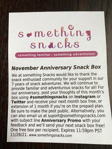 Something Snacks Review - November 2021