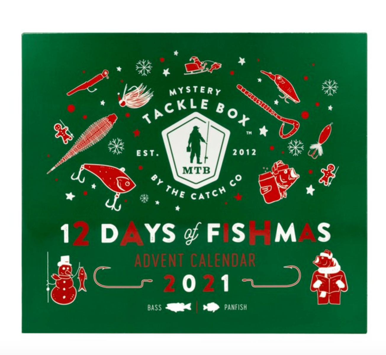 Mystery Tackle Box 12 Days of Fishmas Holiday Fishing Advent Calendar – Save 50% Off
