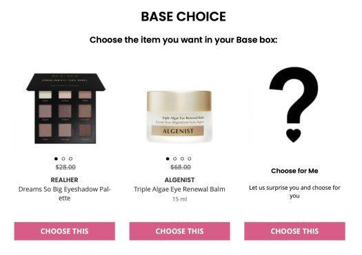 BOXYCHARM December 2021 Base Box Choice Time!