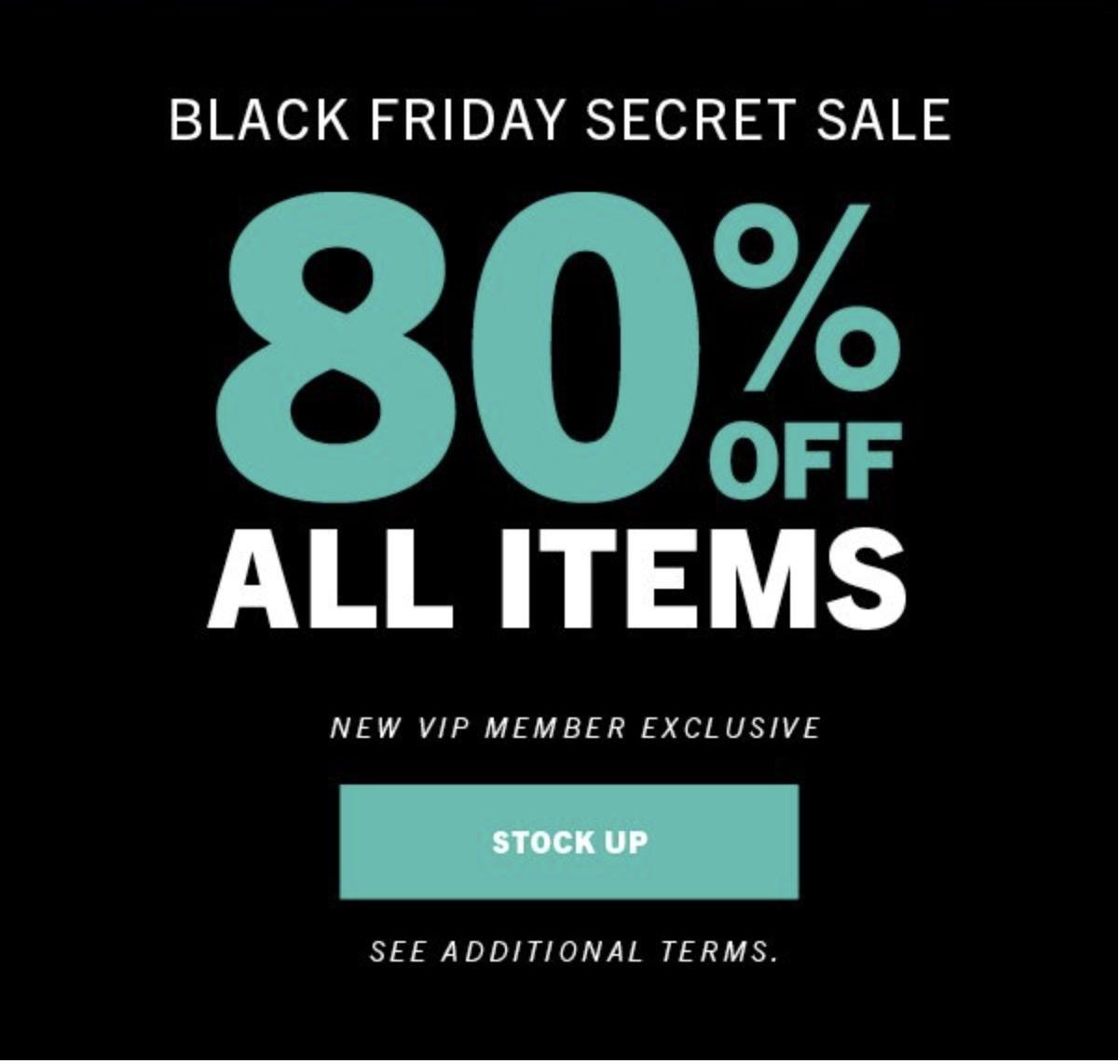 Fabletics Early Black Friday Sale – 80% off Everything