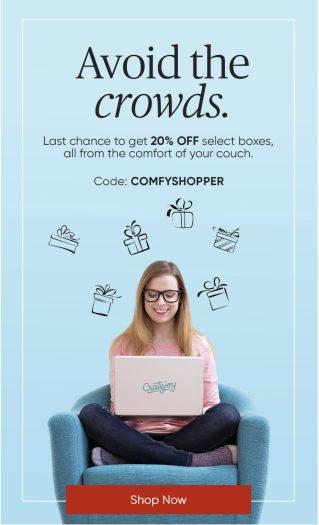 Read more about the article Cratejoy Couch Shopper Sale – Save 20% Off Subscriptions!