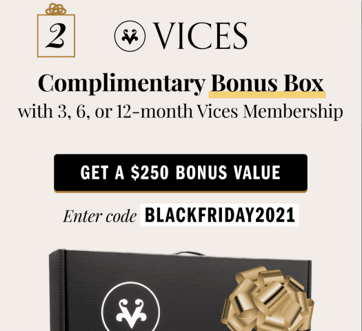 Read more about the article Vices Black Friday Sale – FREE Bonus Box worth $250!