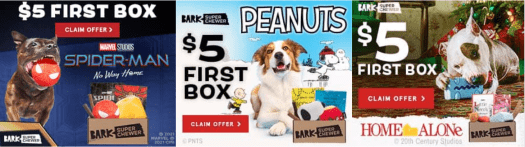 Super Chewer by BarkBox Black Friday Coupon Code – First Box for $5