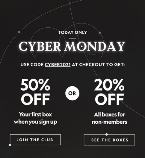 Bespoke Post Cyber Monday Sale – Save 50% off Your First Box!