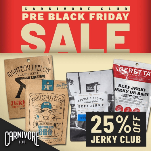 Carnivore Club Black Friday Sale – Save 25% Off!