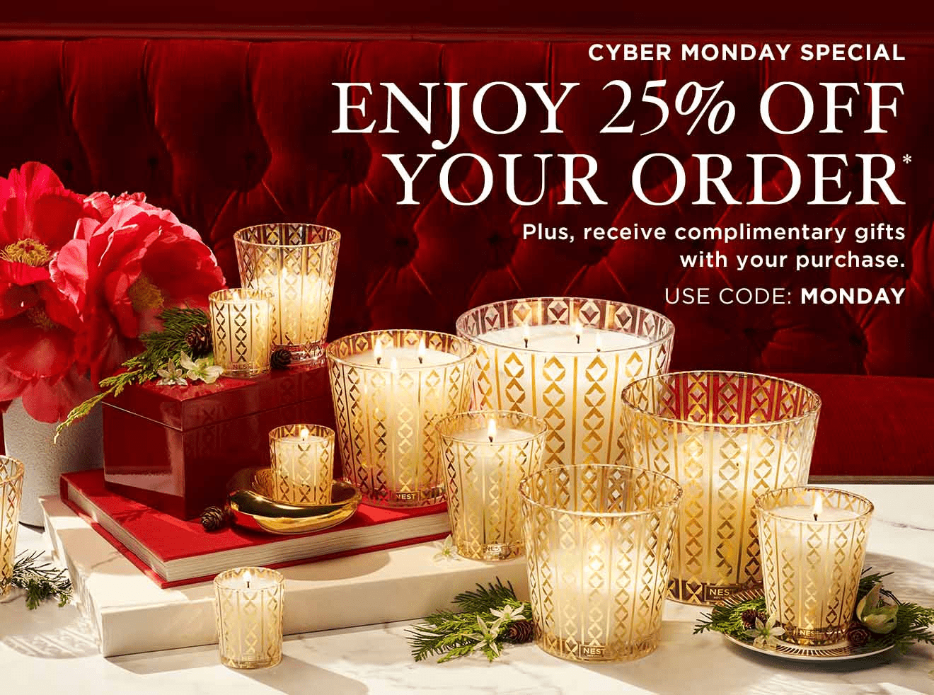 NEST Candle Cyber Monday Sale – Save 25% off Sitewide + Free Gift