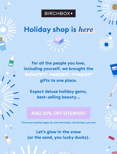Read more about the article Birchbox Cyber Savings – 20% Off Everything!