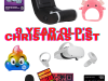 What My 9 Year-Old Has on His Christmas List