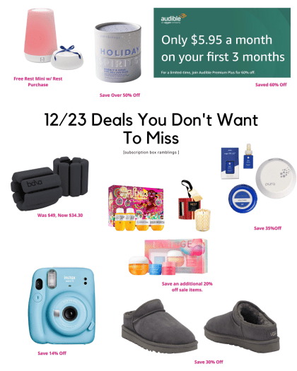 Deals You Don’t Want to Miss – 12/23