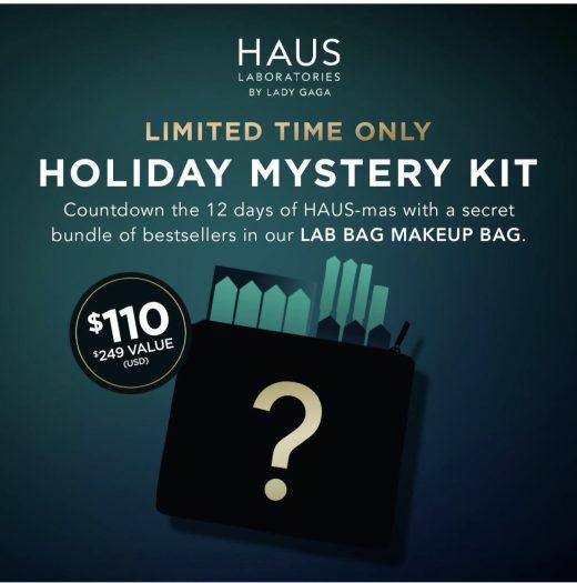 Read more about the article Haus Laboratories Limited Edition Holiday Mystery Kit – On Sale Now!