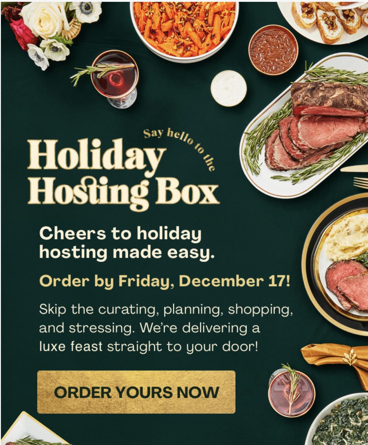 Let Hello Fresh Do The Work This Year With Their Holiday Hosting Box!