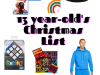 What My 13 Year-Old Has on His Christmas List