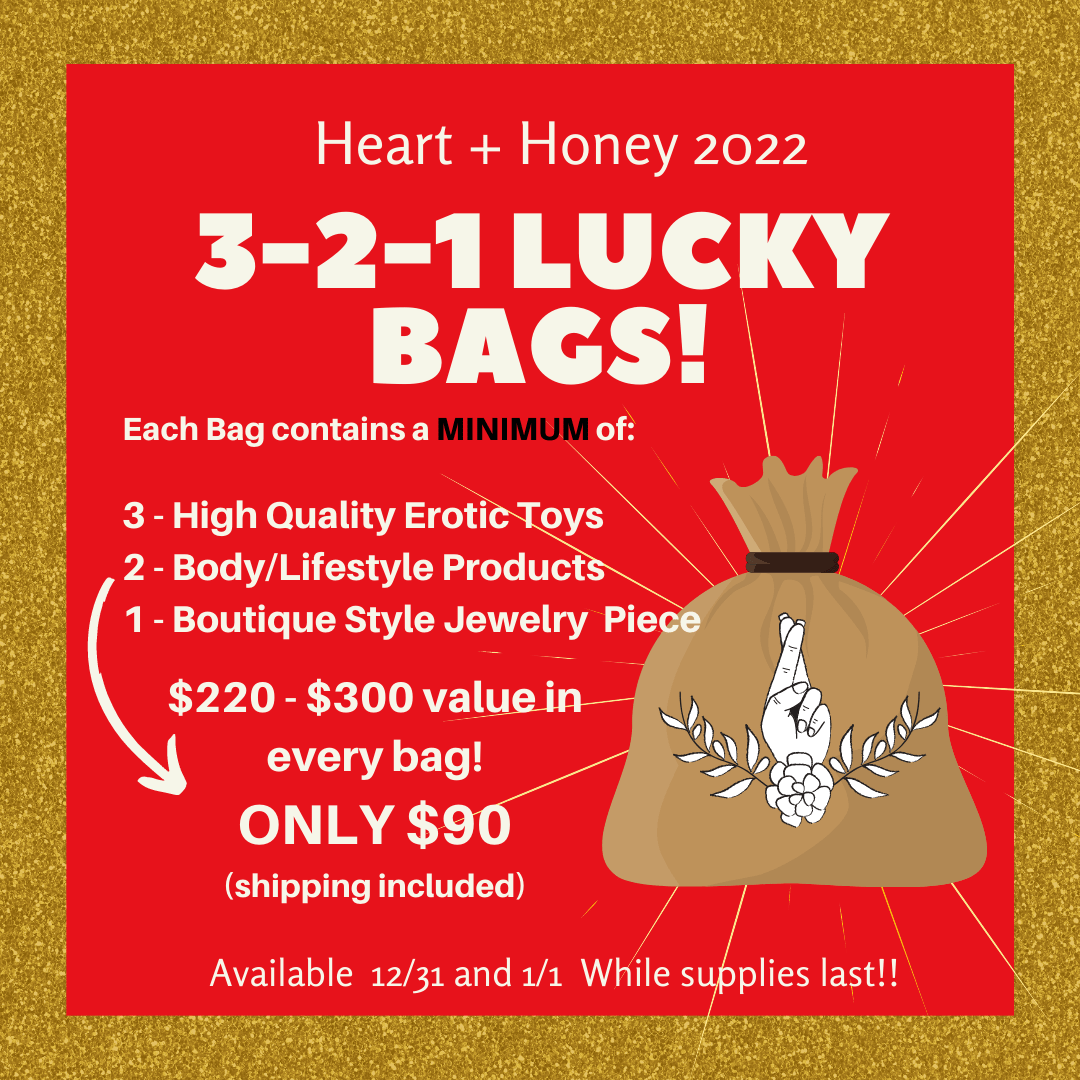 Read more about the article Heart & Honey 3-2-1- Lucky Mystery Bags (NSFW)