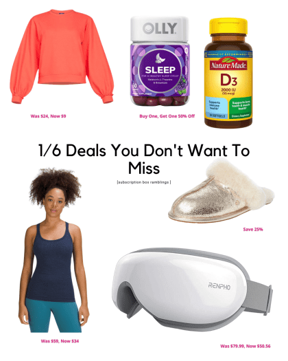 Deals You Don’t Want to Miss – 1/6