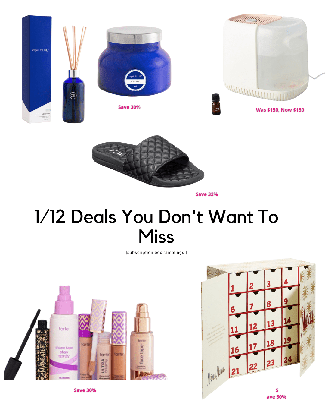 Deals You Don’t Want to Miss – 1/12