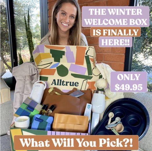 Read more about the article Alltrue (formerly CAUSEBOX) Winter Welcome Box – Fully Customizable + Spoilers