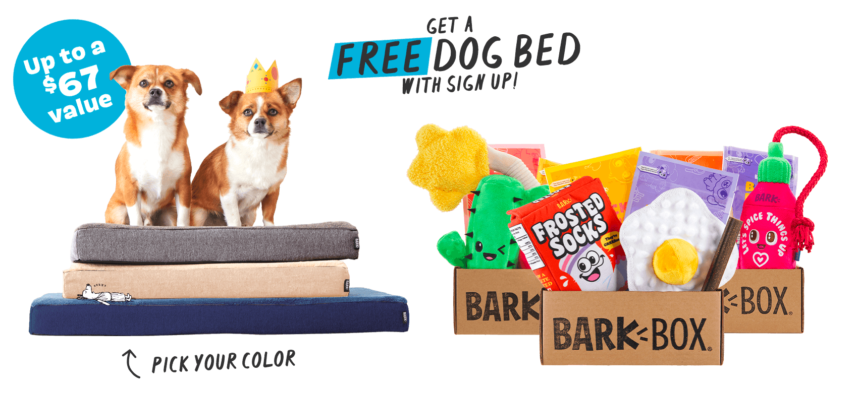 Barkbox – FREE Dog Bed with Multi-Month Subscription!