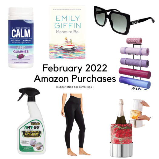 Read more about the article February 2022 Amazon Purchases