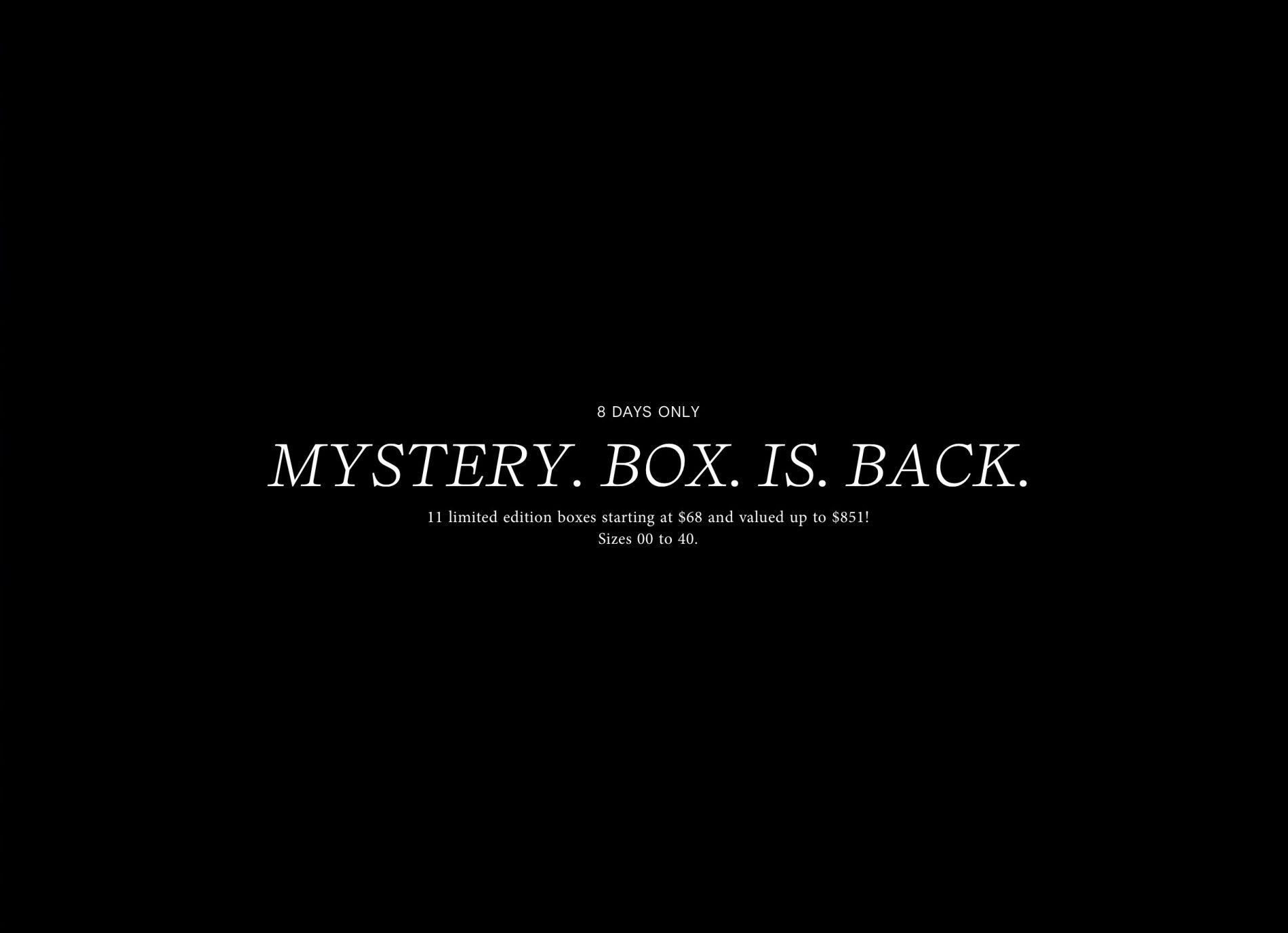 Universal Standard Mystery Boxes – On Sale Now