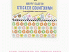 Pipsticks 2022 Easter Countdown Calendar: 10 Days of Easter Themed Stickers!