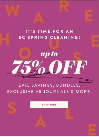 Read more about the article Erin Condren Warehouse Sale – Save 75% Off Select Items