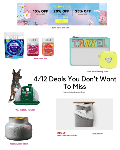 Deals You Don’t Want to Miss – 4/12