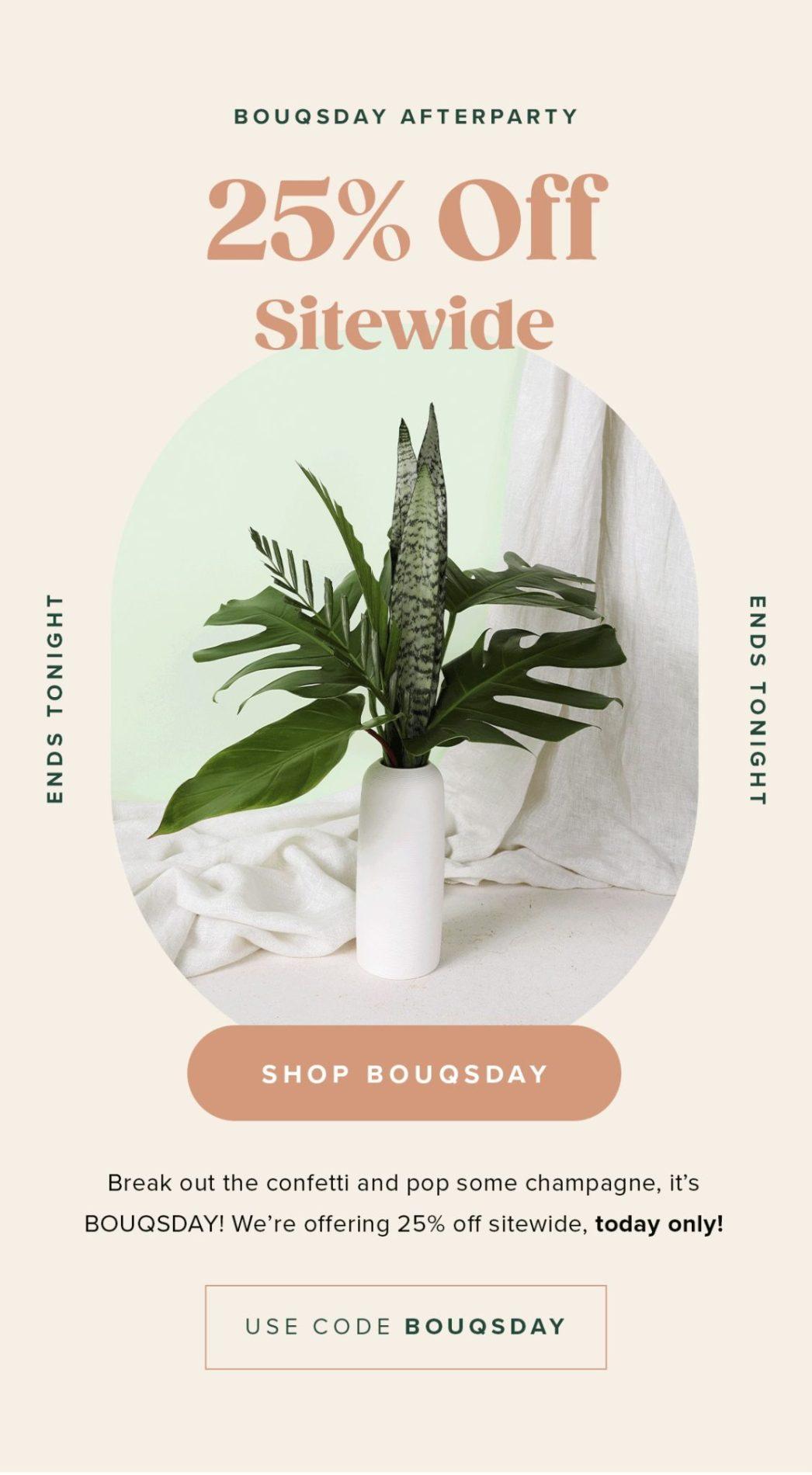 Read more about the article The Bouqs – 25% Off Sitewide!