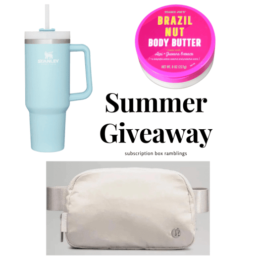 Read more about the article Subscription Box Ramblings Summer Favorites Giveaway