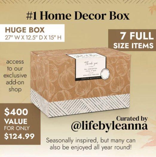 Read more about the article Decor Steals Fall 2022 Steal It Box – Now Available