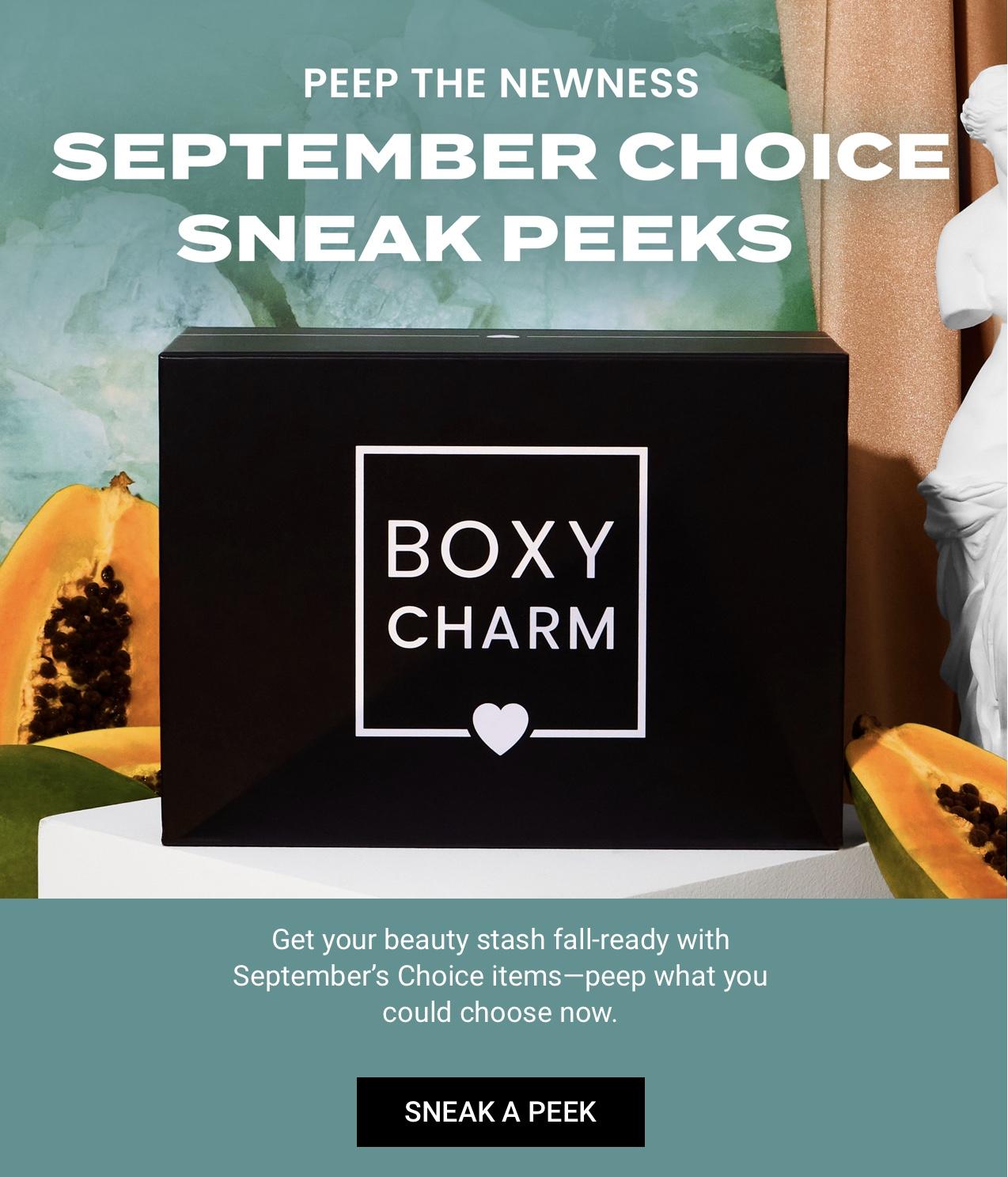 Read more about the article BOXYCHARM September 2022 Base, Premium & LUXE Box Choice Spoilers!