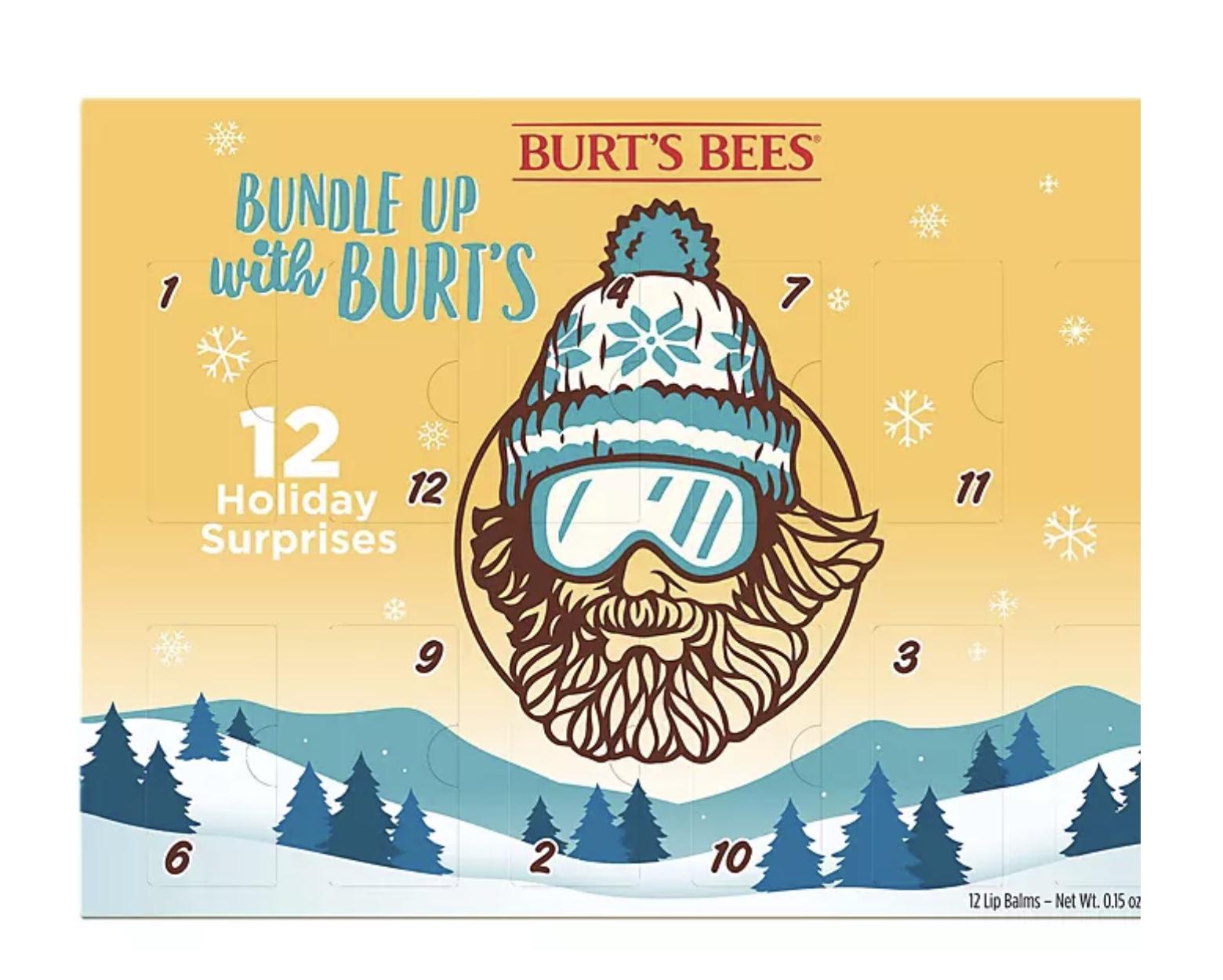 Burt’s Bees Bundle Up with Burt’s 12 Holiday Finds Advent Calendar