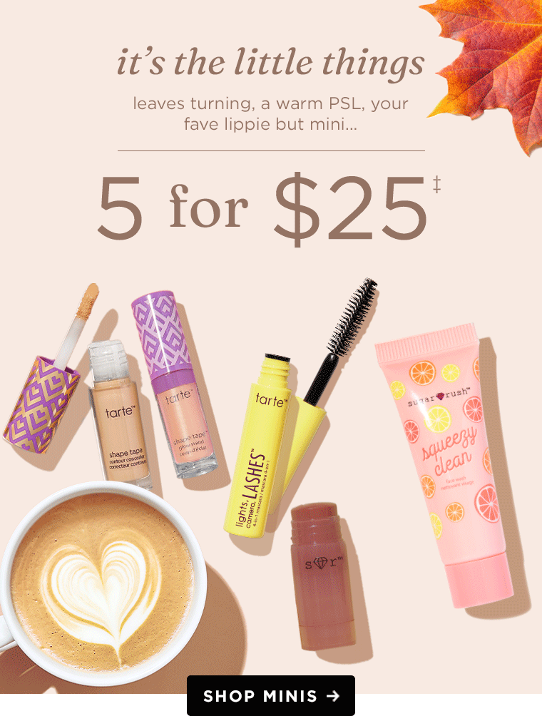 Read more about the article tarte sugar rush™ goodie grabs – 5 for $25