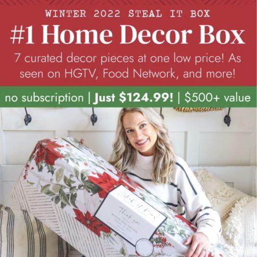 Read more about the article Decor Steals Winter 2022 Steal It Box – Now Available