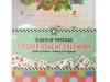Pipsticks 12-Pack Countdown to Christmas Advent Calendar Sticker Set